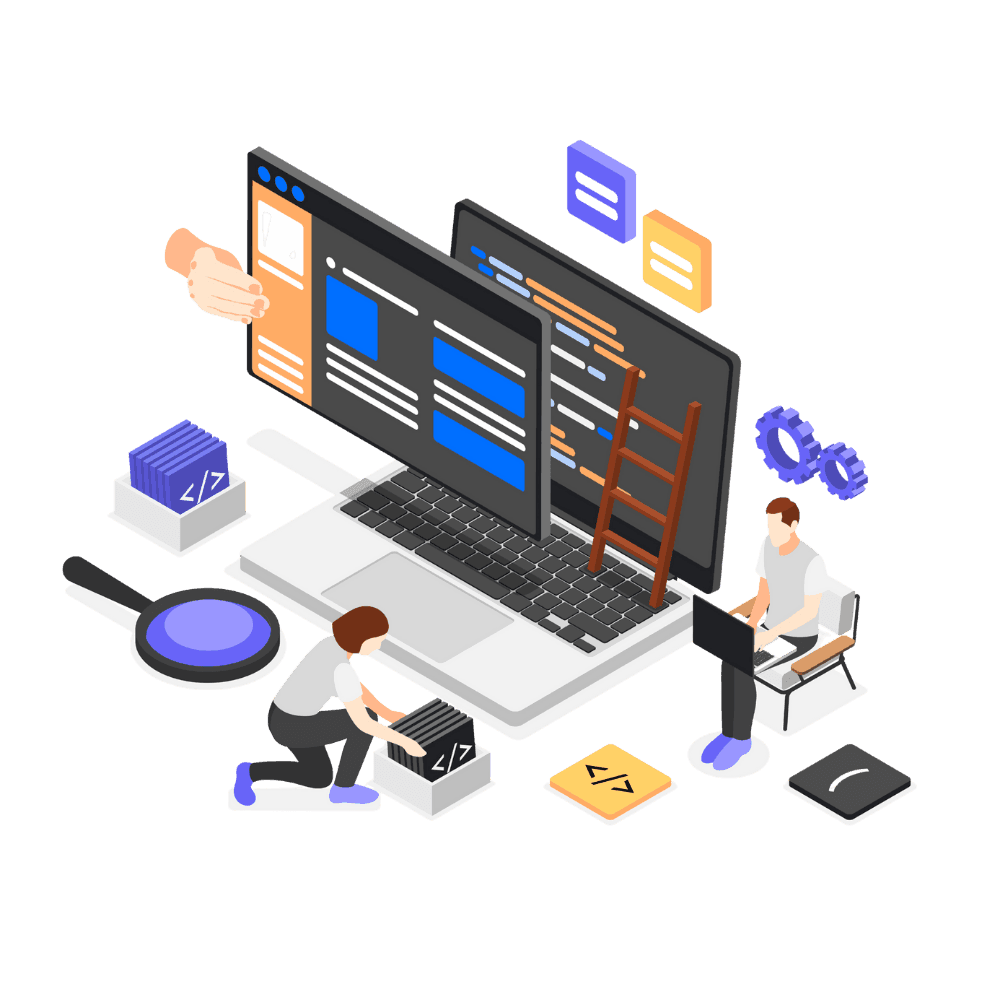 Web Development Illustration